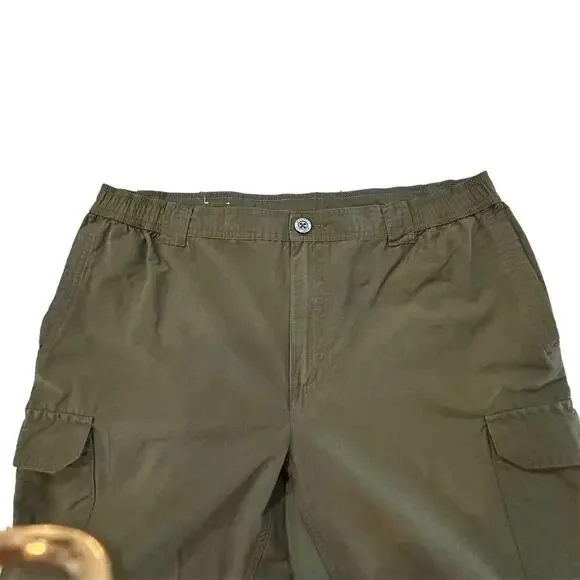 Columbia Men's Convertible Cargo Hiking Pants Green Size L 29-30" Inseam‎ - Picture 4 of 12